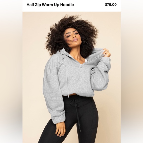 Popflex XL Half Zip Hoodie - Picture 1 of 6